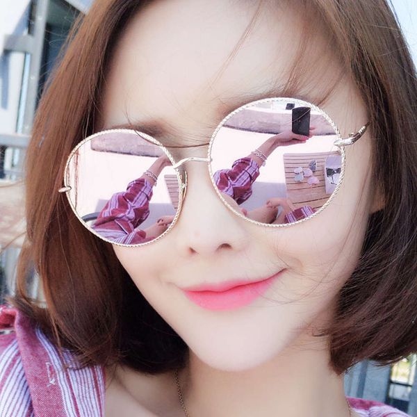 

south sunglasses of new korea round in 2020, White;black