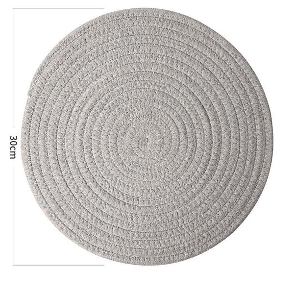

placemat pad coasters kitchen table mats cotton knitting bowl mats padding mat insulation pad round placemats hand made wmtiwg mywjqq