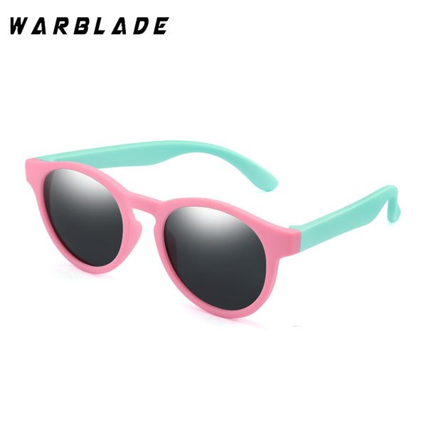 

2020 new kids sunglasses polarized boys warblade girls round safety sun glasses child baby eyewear silicone eyeglasses uv400