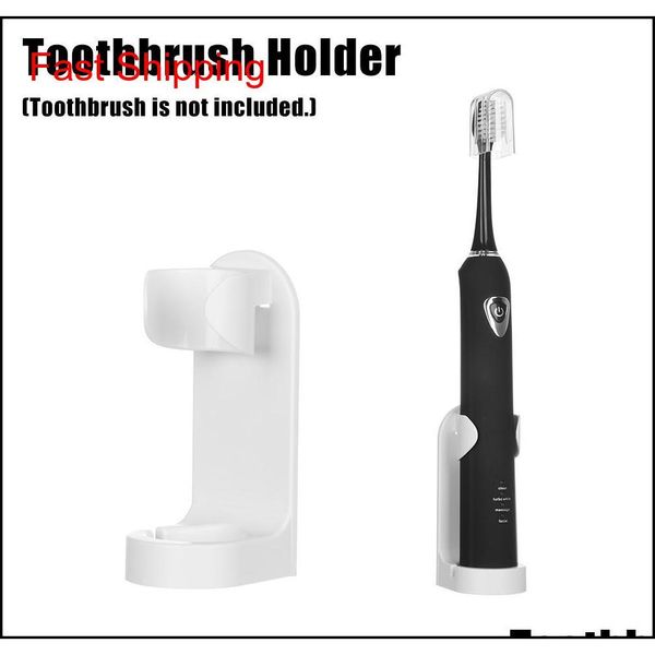 

1pc fashion creative traceless stand rack toothbrush organizer electric toothbrush wall-mounted h qylruw homes2011