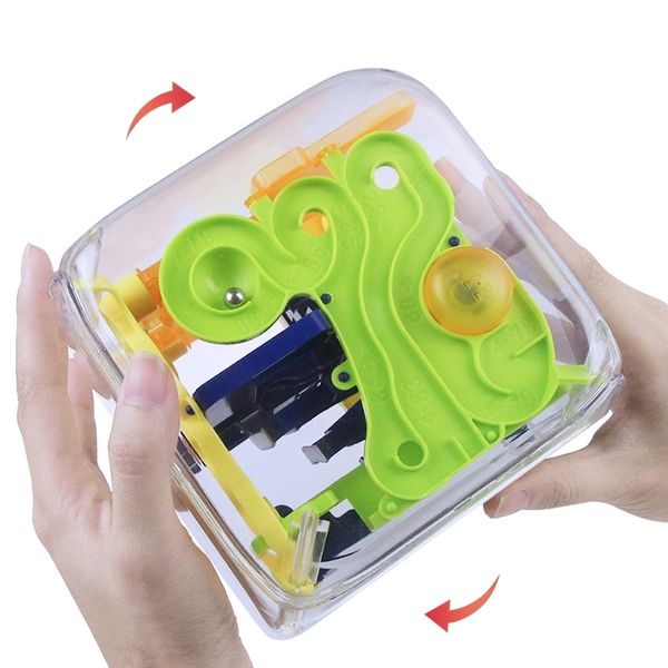

3d magic puzzle labyrinth ball magical maze intellect ball challenging barriers toys training brain tester educational toys y200413