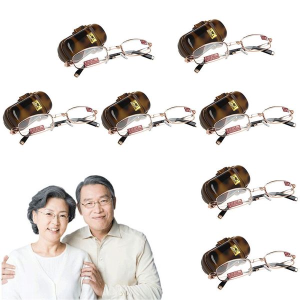 

мини складных чтения очки металл full frame case eyeglass +1,00 до +4,00 1set