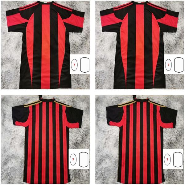

2010 2011 2013 2014 retro soccer jersey vintage football shirt 10 11 13 14 classic ac maglia da calcio maldini inzaghi milan ronaldinho hjgk, Black;yellow