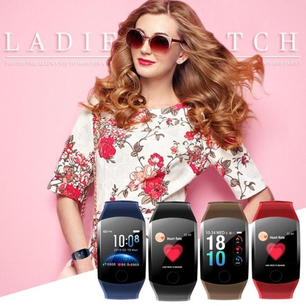 

q11 smart 1.3 inch color screen blood prsure and heart rate monitoring wristband ip67