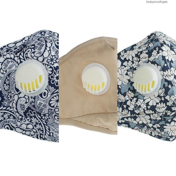 

2020 anti-dust washable new reusable mask pm2.5 masks valve protective cotton face ma u21g 18no