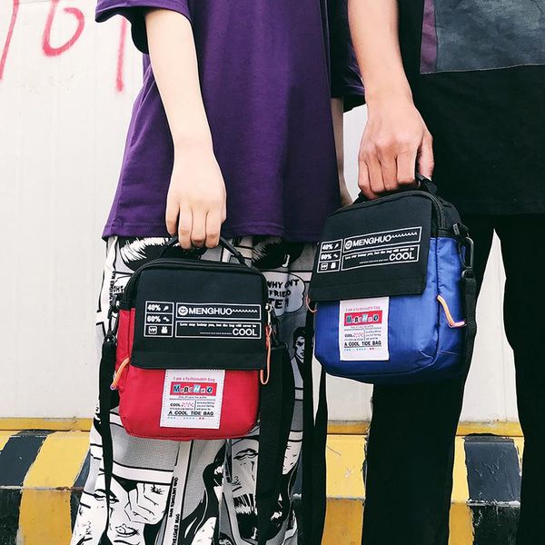 

new fashion handbags multifunctional retro nylon panelled shoulder messenger bags women hip hop waist packs bags tote