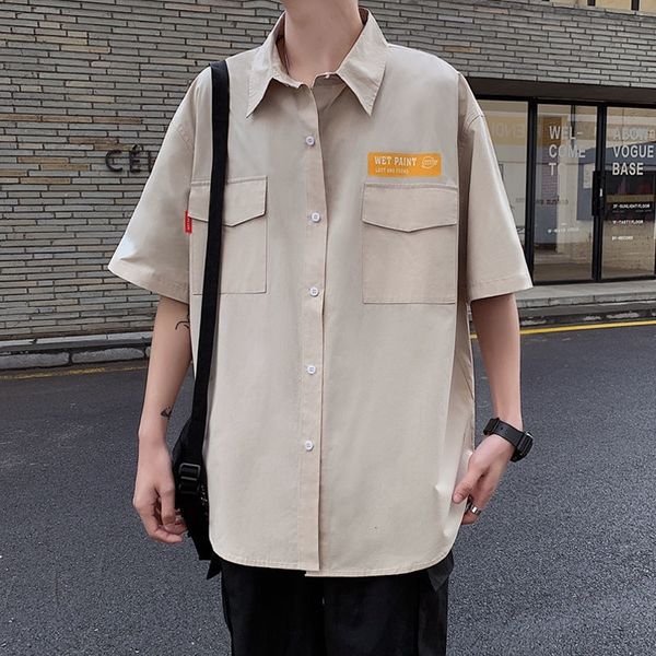 

chess 2021 summer man's shirt size long sleeves clothes fashionable inch beautiful white mnhu daxo, White;black