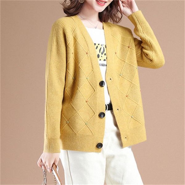 

2021 new women's knitted shirt short blue cardigans fall new korean winter sweet fashion v slim neck lj054 lilu, White;black