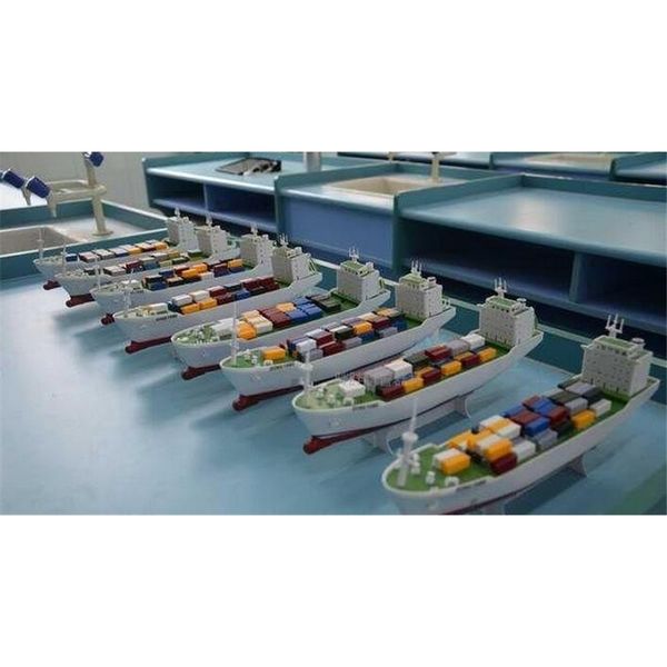 Frete grátis diy porta-contêineres modelo de navio de energia elétrica pode estar em navegação de superfície brinquedos educativos presentes para crianças 201204