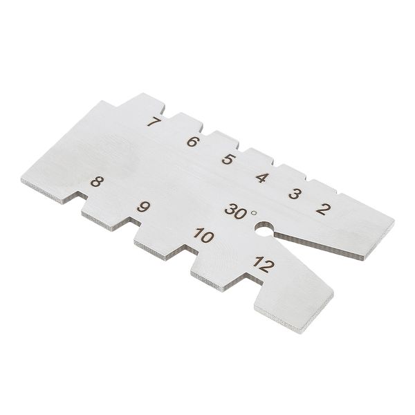 

нержавеющая сталь 30 градусов screw thread angle gauge welding inspection правитель