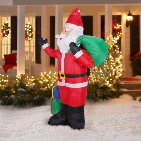 

1.8m водить надувной сант-клаус с рождеством декор для дома 2020 navidad рождественских украшений xmas открытый декор новый год 2021 sqcczv