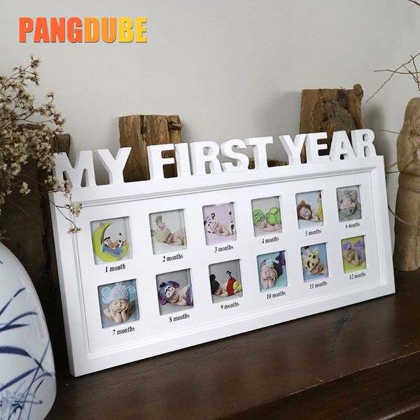 

baby first year picture frame my first year baby frame for baby gift bebe memories 12 month souvenirs gift "my first year" lj20110