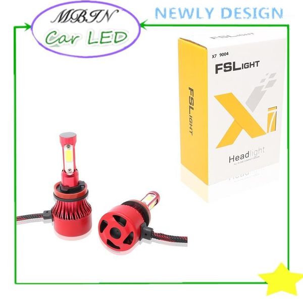 

mbin m4 4 cob lights h8 h11 led 6000k headlight kit 12000lm 72w car styling driving lamp hid high power1