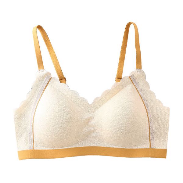 

underwear fille soutien-gorge wholesales new design women seamless gather lace latex bra cups school girls bra and yoga bras, Black;white