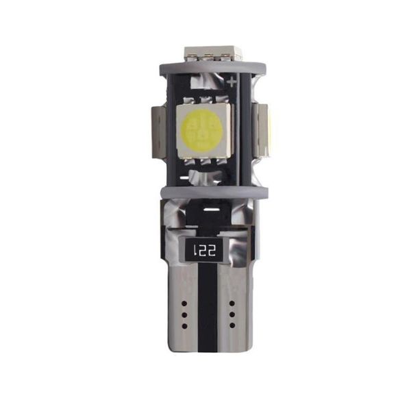 

1pc t10 w5w highquality light marker lamp license plate lights auto wedge parking bulb led 501