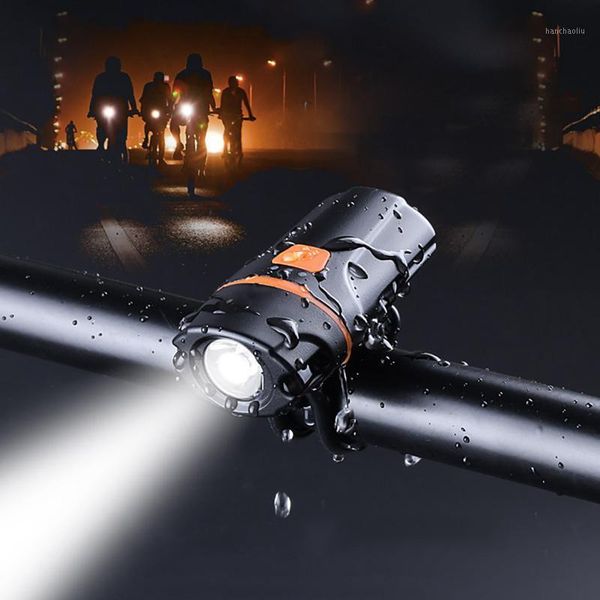 

2pcs rechargeable front headlight waterproof led mountain bike rear taillight biking portableÂ dustproof cycling parts1