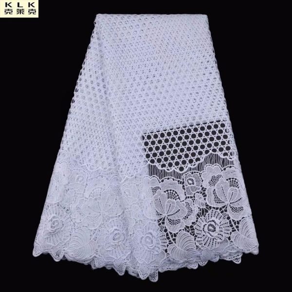 

selling nigerian lace fabrics white african cord lace fabrics 2020 guipure mesh cotton material l05-2, Pink;blue