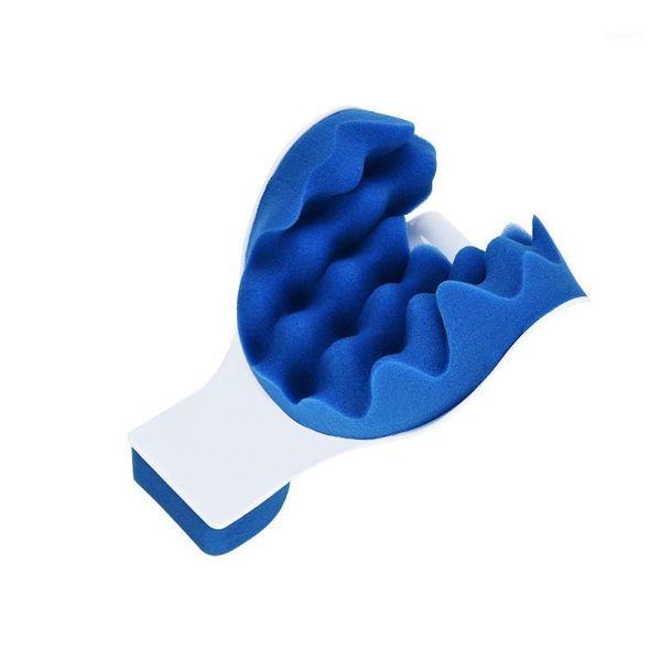 

pillow neck and shoulder relaxer support tension reliever massager head relax muscle relieves#0226g301