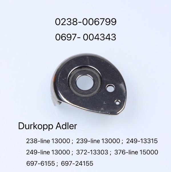 

sewing notions & tools 0238-006799 / 0697-004343 bobbin cap for durkopp adler 238, 239, 249, 372, 376, 697 machine1, Black