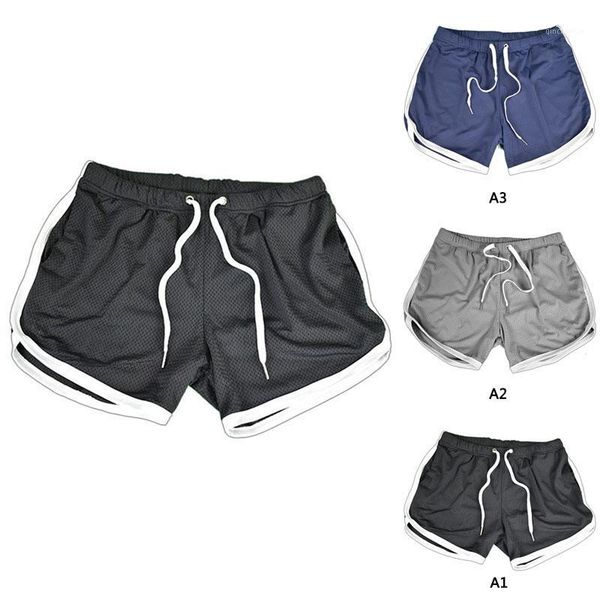 

gym clothing men's gyms casual fitness bodybuilding shorts matching tether breathable shorts1, White;black