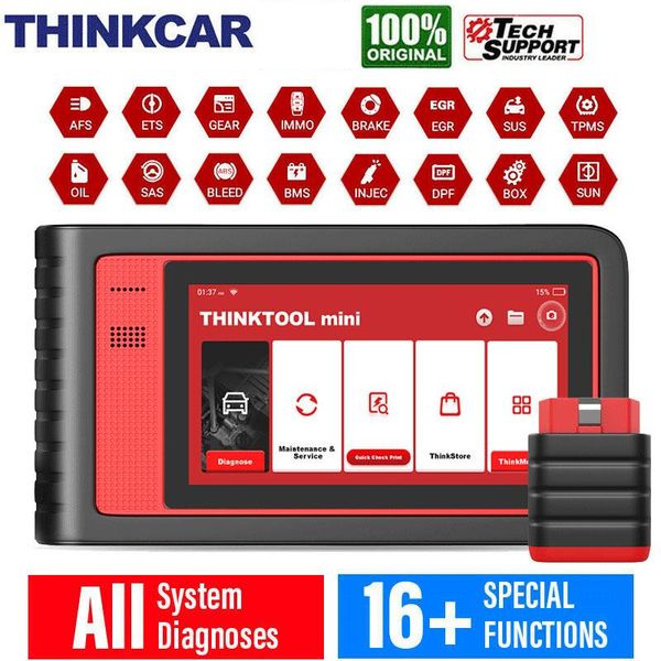 

thinktool mini obd2 scanner professional full system automotive scan tool with ecu coding active test immo srs abs sas function