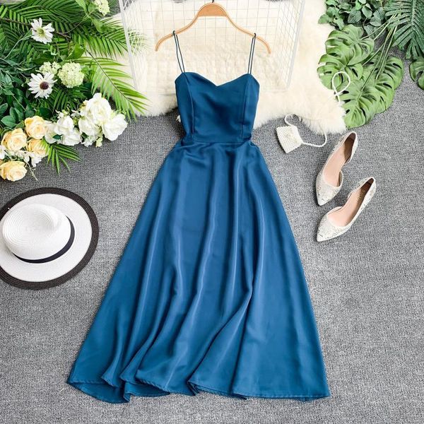

women club party dress vestidos mujer new 2020 summer v neck spaghetti strao bodycon dresses ladies elegant long robe mujer1, Black;gray