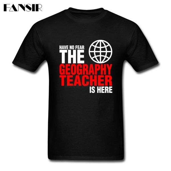 

big size have no fear the geography teacher is here casual tshirt male short sleeve custom guys sport hooded sweatshirt hoodie men t shirt