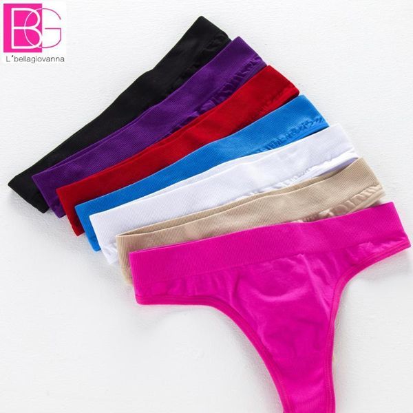 

5pcs/lot solid colors women exercise bikini elastic comfortable no seam female t thongs panties active ladies intimates 1123p51, White;black