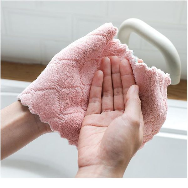 

1/2pcs super absorbent microfiber kitchen dish cloth high-efficiency tableware cleaning towel kichen tool gadget jllxzf