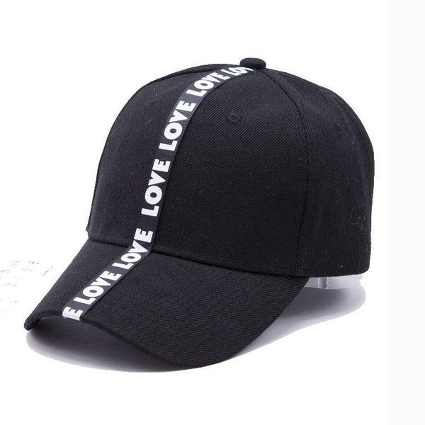 

2019 новая пара любовь hat регулируемая бейсболки повседневный shade cap sun шляпы для мужчин женщины unisex wmtyfi yycolor, Black;white
