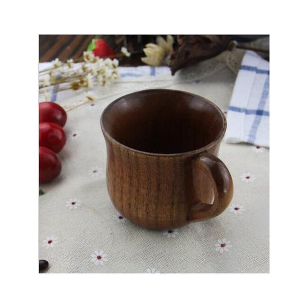 

zizyphus jujube wooden cup boutique retro handmade korean wood mug restaurant tea coffee cups gift drinking drinkware lin4222 3uiks