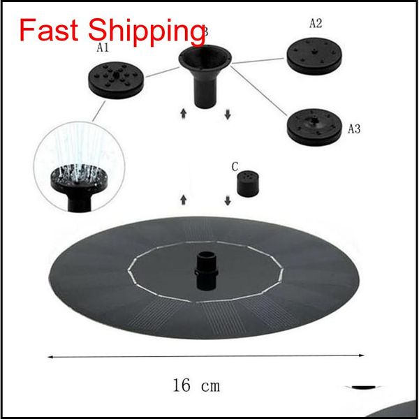 

solar fountain pool nozzle plant watering kit solar panel bird bath garden decoration qyllaw bdehome