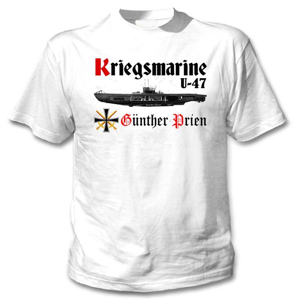 

t summer novelty cartoon kriegsmarine u 47 guntehr prien wwii new amazing graphic m l xl xxl sport hooded sweatshirt hoodie t shirt