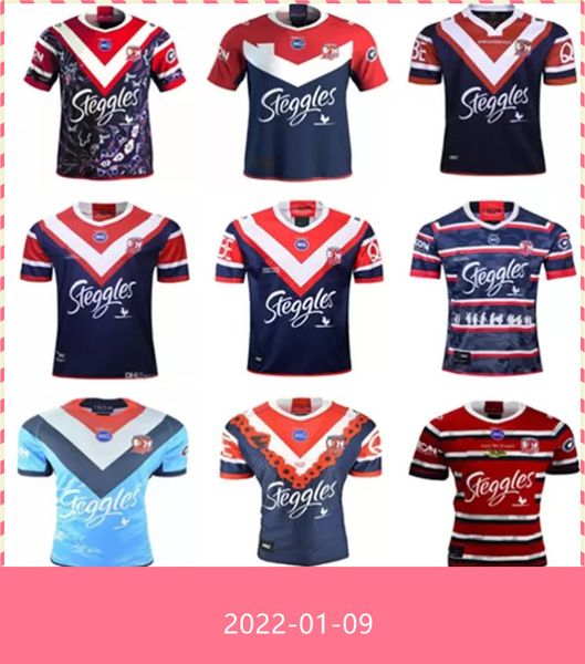 

2021 australia sydney rooster rugby jersey 19 20 21 mens replica indigenous shirt, Black;gray