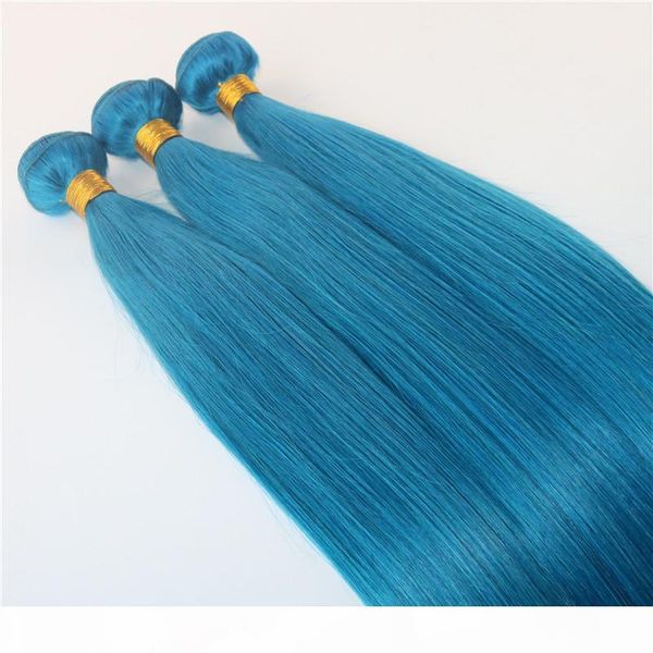 

human hair extensions sky blue human hair weaves brazilian straight virgin hair 100gram piece quality, Black