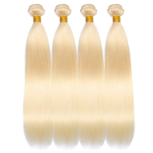 

613 honey blonde straight человеческие пучки волос бразильский девы волос 4 пучки 613 blonde huamn наращивание волос перуанский малазийский, Black