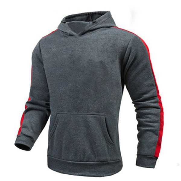 

sweatshirt men street dance skateboard cotton classic embroidery round neck plus velvet fashion have hat new sdgr, Black