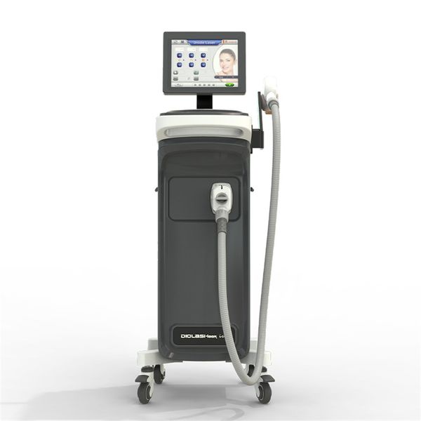 

diode laser hair removal equipment approved salon used design high power big spot size platinum soprano ice, Black