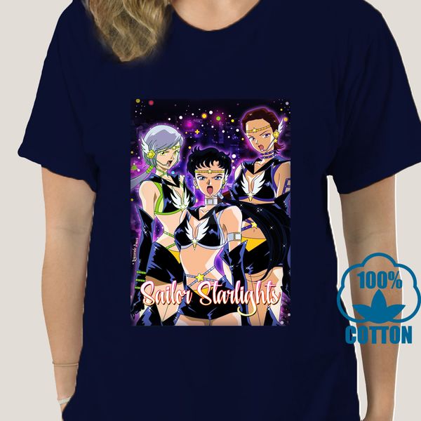 

3934a sailor moon starlights men t-shirt tshirt o-neck summer personality fashion men t-shirts sport hooded sweatshirt hoodie