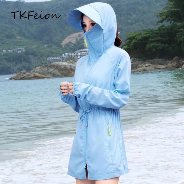 

women's trench coats arrived womens summer ultralight ladies fashion anti-ultraviolet coat super light thin anti-uv female sunscreen tr, Tan;black