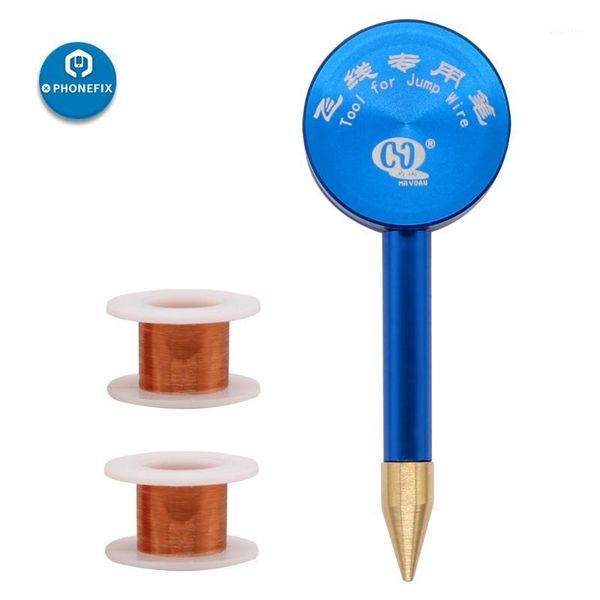 

0.02mm jumper wire pen bga welding assistant tool jumper wire soldering repair tool for mobile phone motherboard repair1