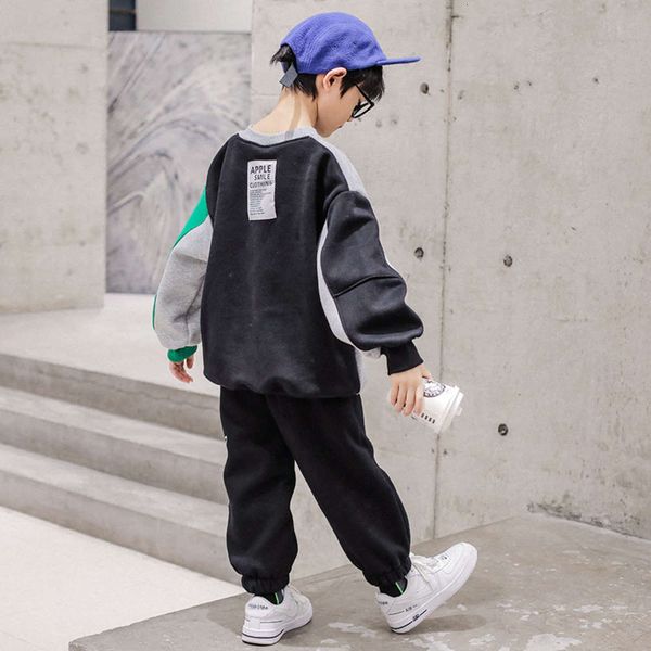 

plush sweater autumn and 2020 new cuhk winter thickened base shirt trendy children's wear q5ly, Black