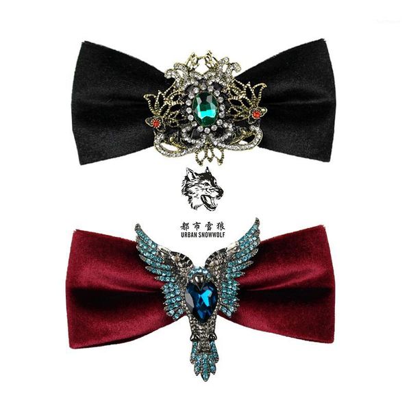 

new fashion new eagle sapphire bow tie men's male collar wedding groom korean bowknot necktie 20201, Blue;purple