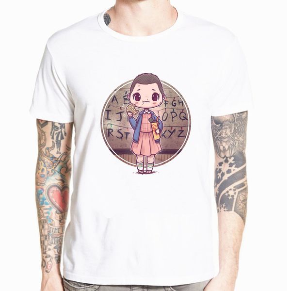 

stranger things harajuku funny movie upside down eleven tshirt fashion male homme pink sport hooded sweatshirt hoodie men t shirt