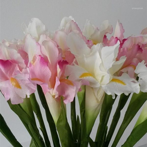 

1pc artificial irish iris flower fleurs artificielles for autumn wedding table accessory home decoration fake irish flowers1