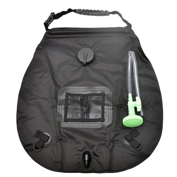 

outdoor camping shower bag 20l solar shower bag for outdoor traveling hiking summer black