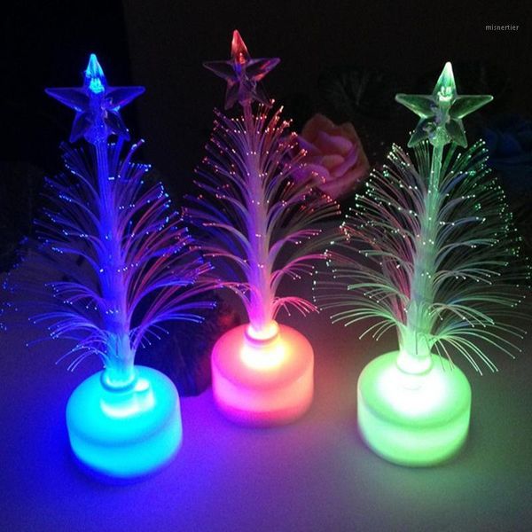 

christmas decorations 1pc colorful led fiberoptic nightlight tree lamp light-emitting flower light home party decor gift1