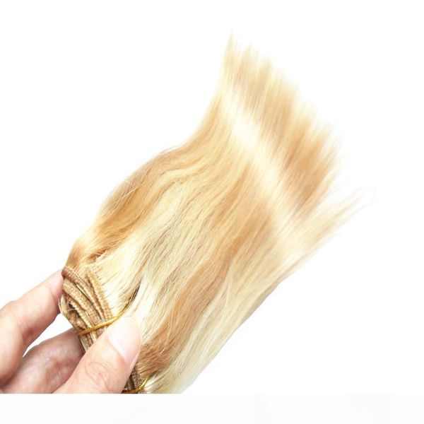 

blonde brazilian hair human hair piano color p27 613 100g brazilian straight hair weave bundles 100g pc weave 1pcs, Black