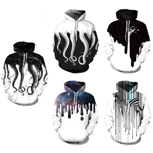 

mens sell 3d print black hoodies autumn winter 2019 fashion male women sweatshirts casual