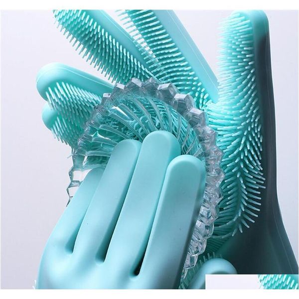 

magic sile dish washing gloves kitchen accessories dishwashing glove household tools for clean jllruw comb2010